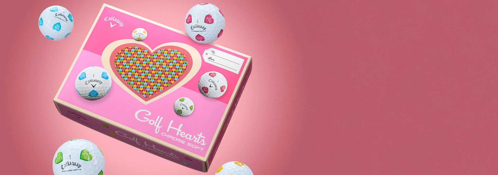 Callaway Chrome Soft Golf Hearts