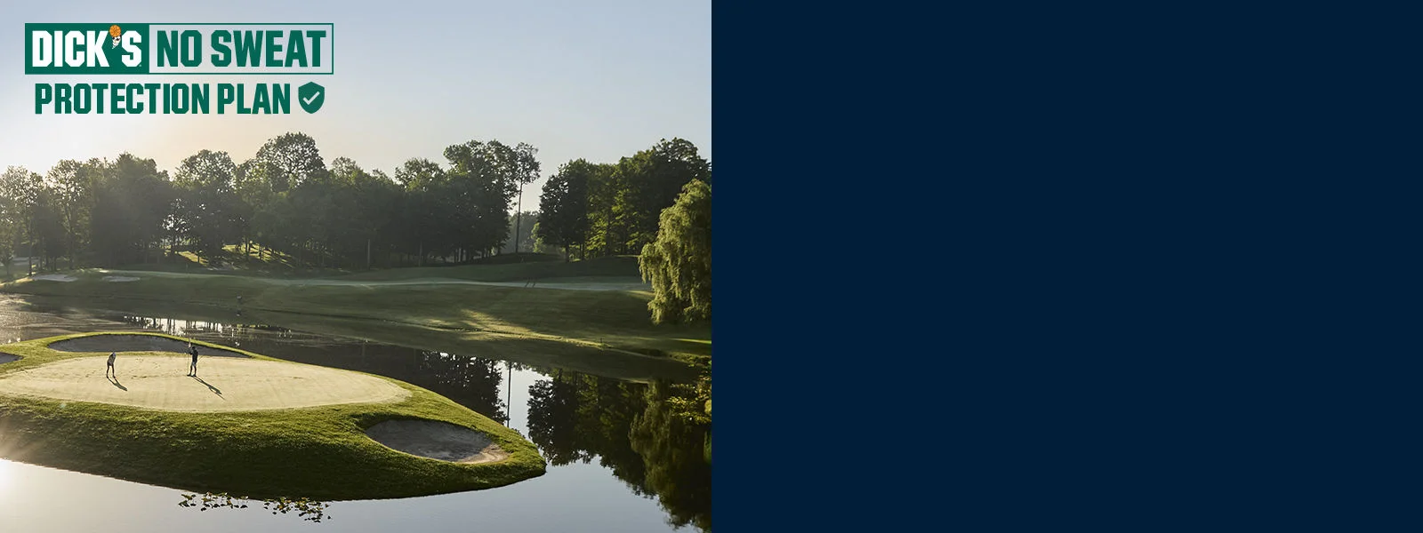 A man teeing off.