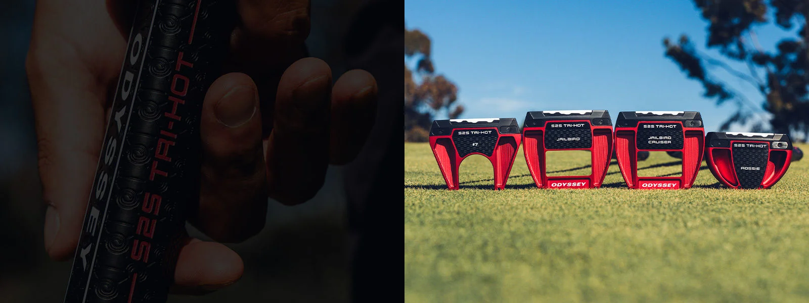 Odyssey Square 2 Square Tri-Hot Putter family.
