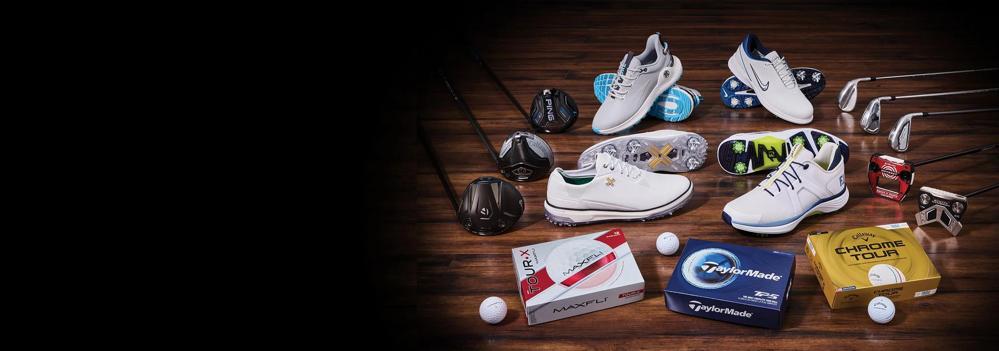 This years latest golf gear from top brands.
