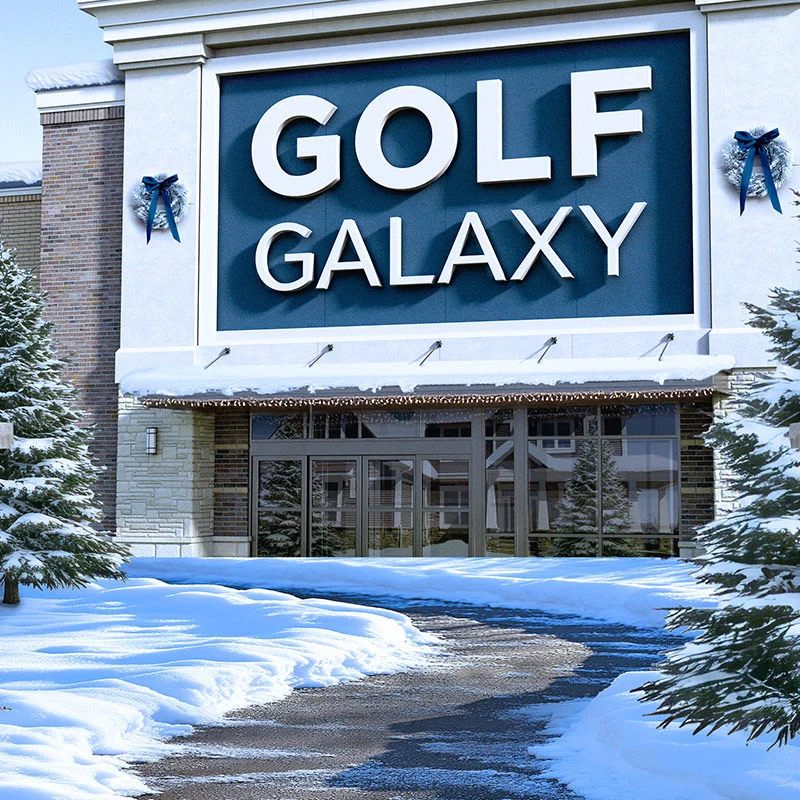 Golf Galaxy store front.