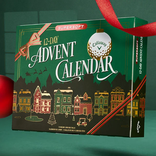 Callaway Supersoft Advent Calendar golf balls.