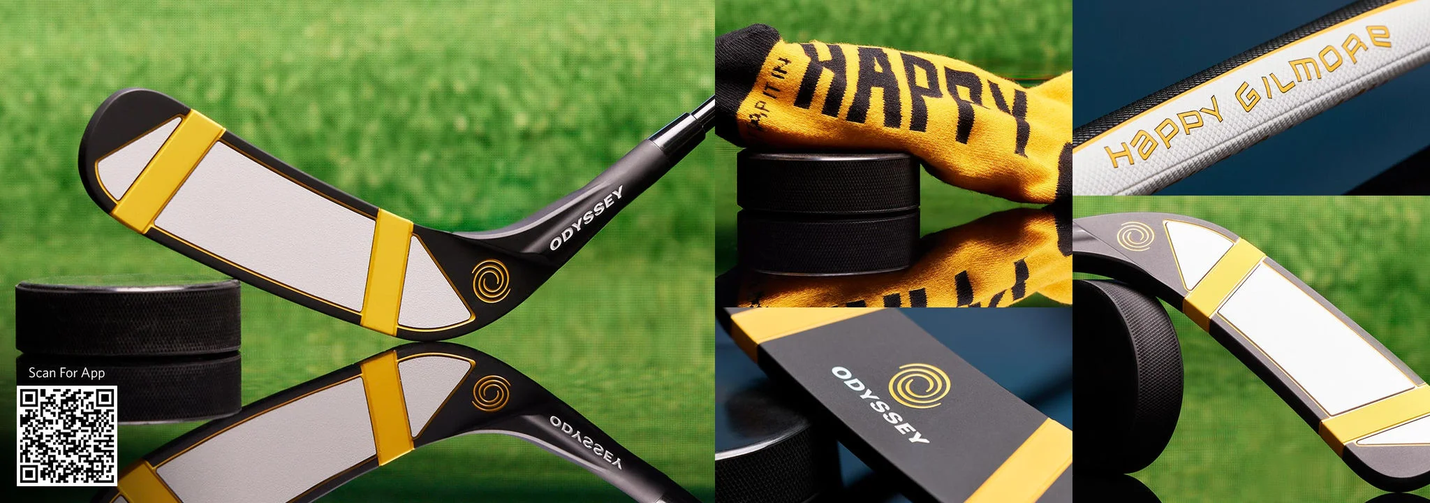 Odyssey Happy Gilmore 2 Hockey Stick Putter.