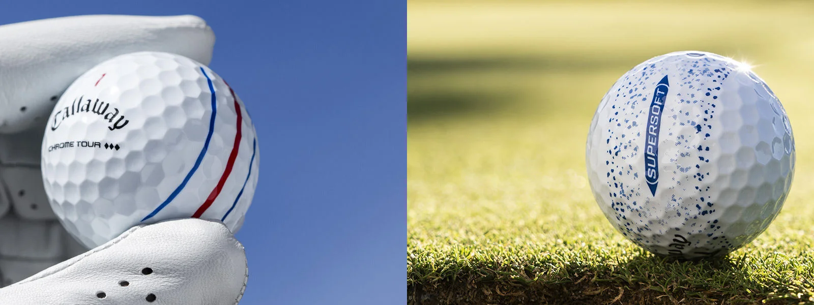 New Callaway golf balls.
