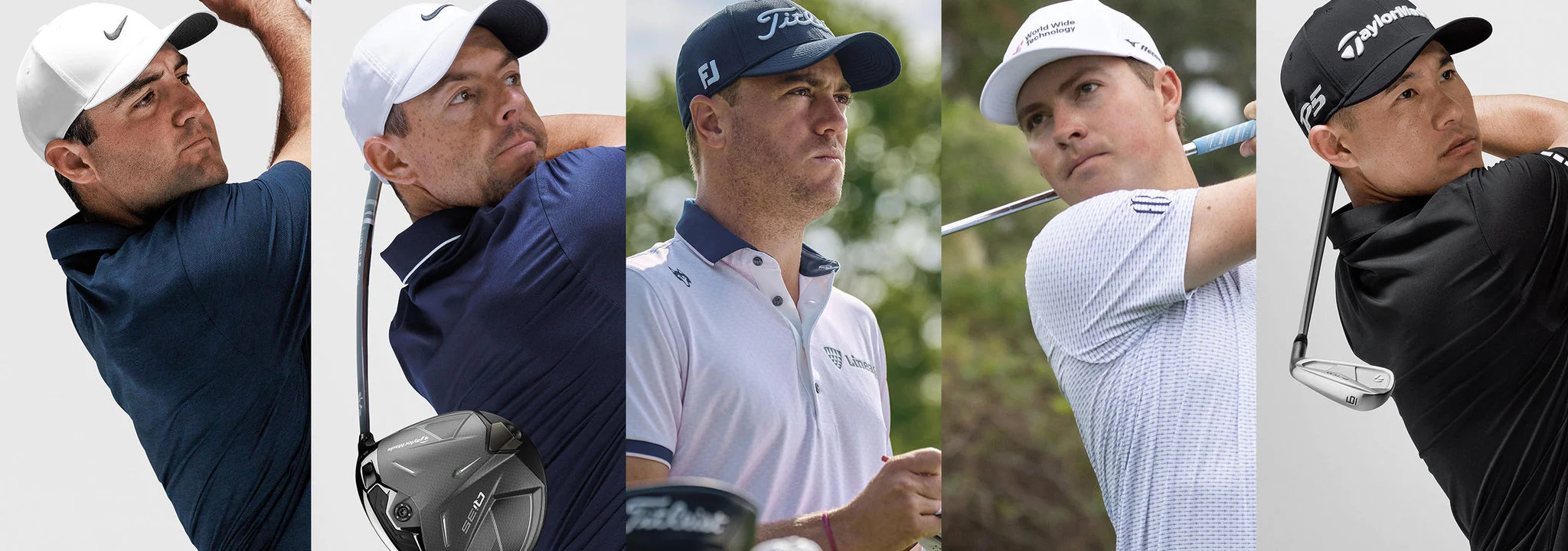 Scottie Sheffler, Rory McIlory, Justin Thomas, Ben Griffin, and Tommy Fleetwood
