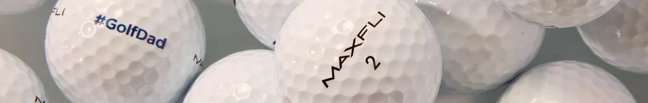 Father's Day personalized Maxfli golf balls.