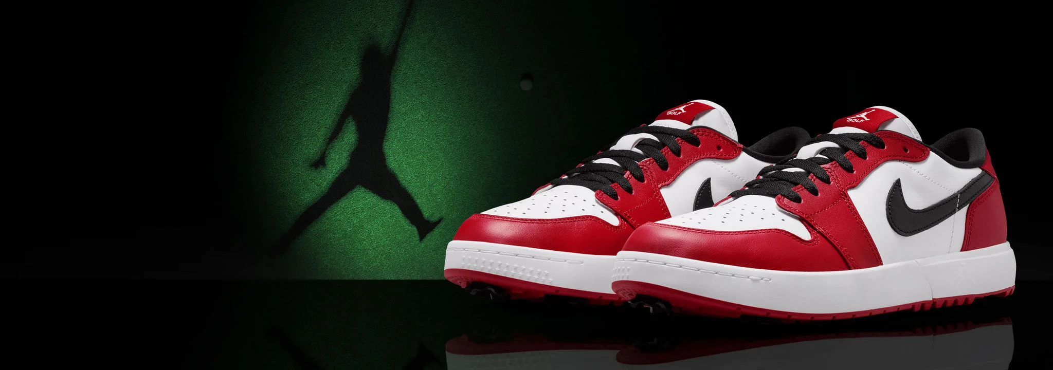 Jordan Chicago golf shoes.
