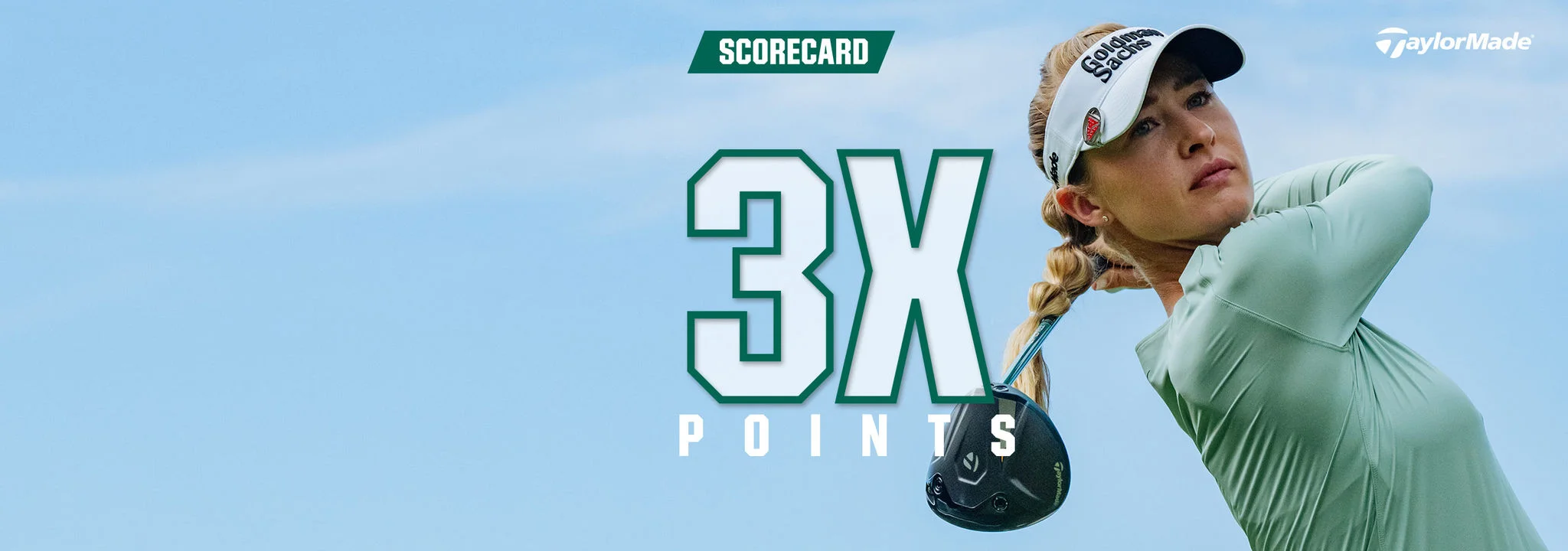 TaylorMade 3X Points featuring Nelly Korda