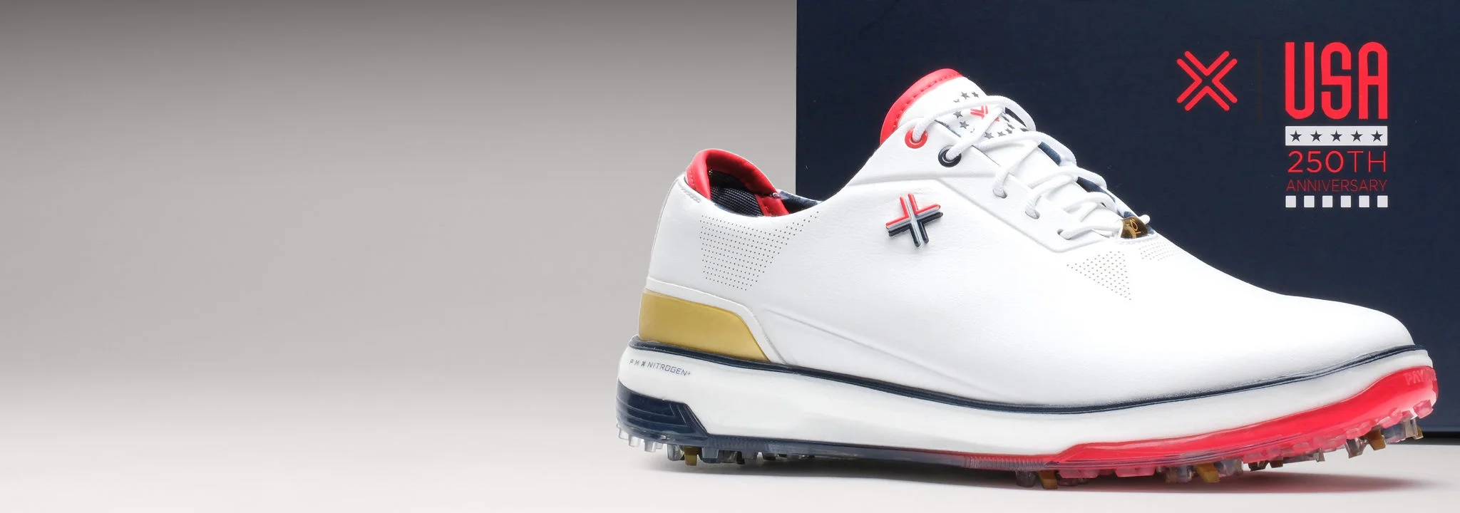 USA 250th Anniversary. Payntr red, white and blue shoe.
