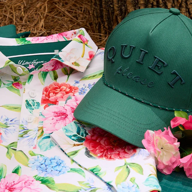 Mens masters themed golf apparel