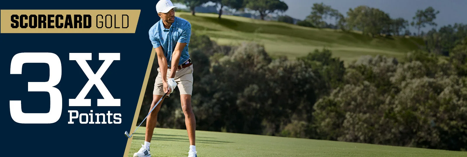 ScoreCard Gold. 3X Points.