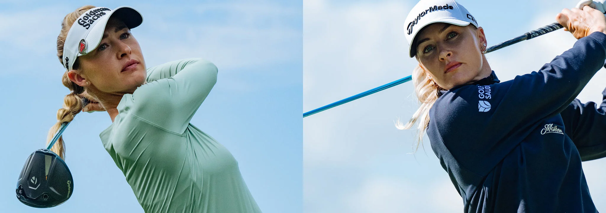 Nelly Korda and Charlie Hull