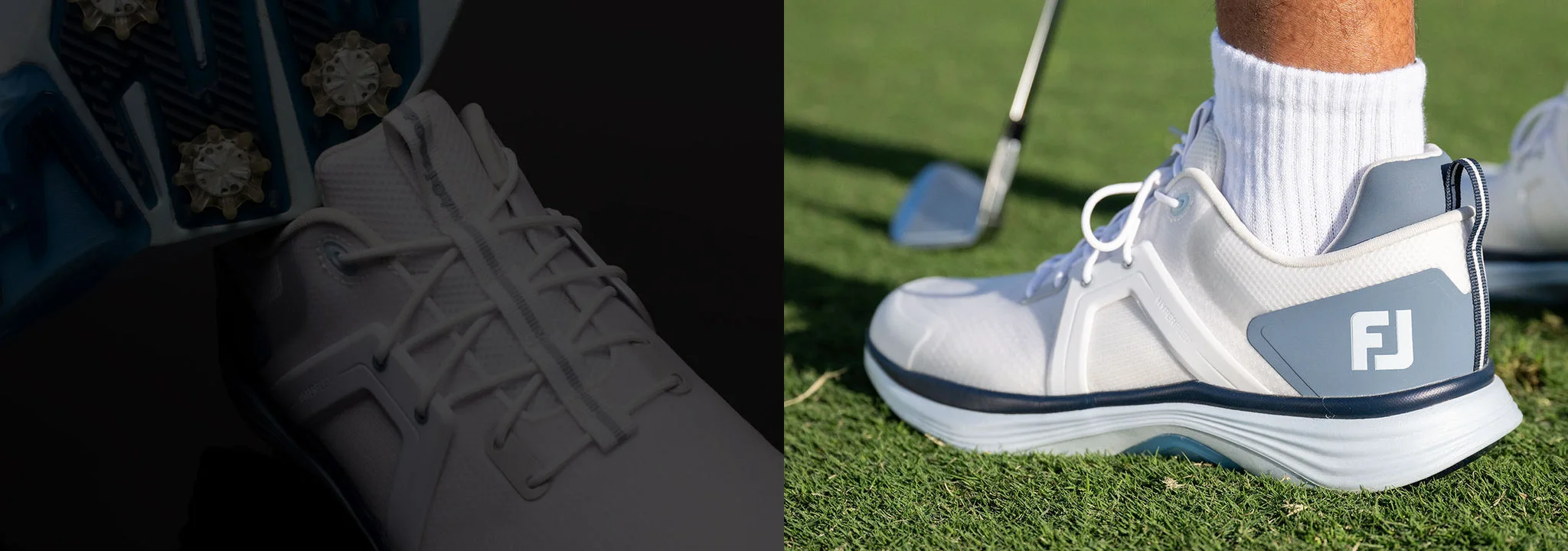 FootJoy HyperFlex golf shoes.