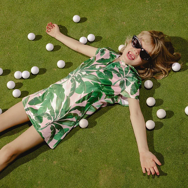 Kids masters themed golf apparel