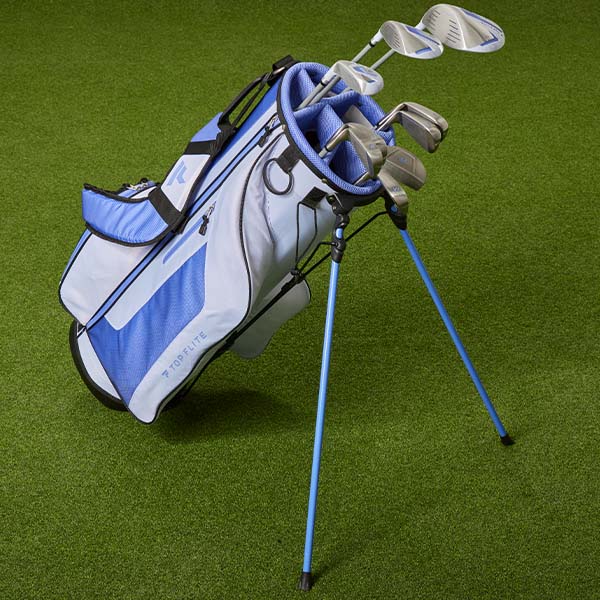 Topflite set on grass background