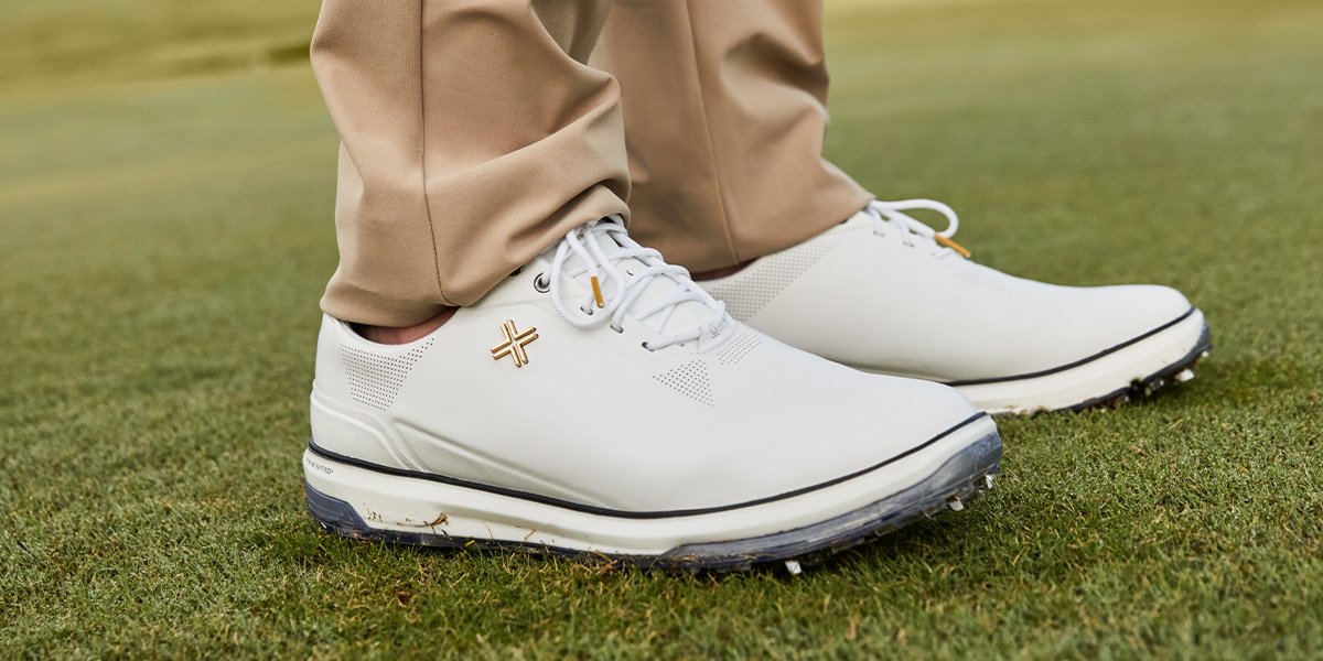 golf shoes on course