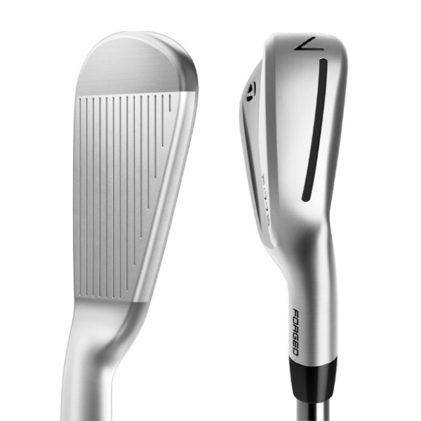 Close up of players irons.