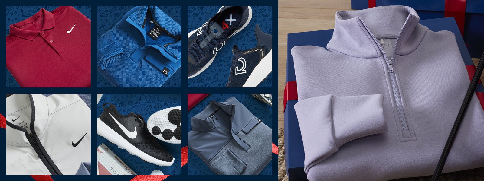 Images featureing apparel from top brands.